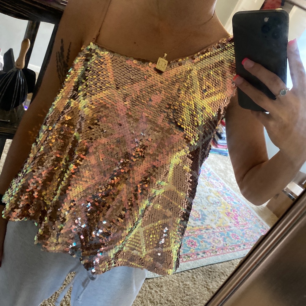 Free People Sparkle Dust Tank